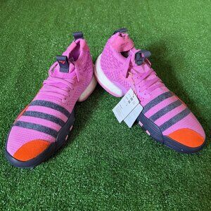 Adidas Trae Young 2 Basketball BOOST Purple signature Shoes Sneakers Sz 10.5 NEW